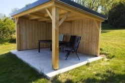 Abri terrasse bois
